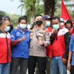 Amankan Aksi Unras Buruh, Polresta Tangerang Kedepankan Pengamanan Humanis