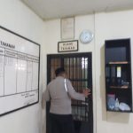 Kanit Provost Polsek Pasar Kemis Polresta Tangerang Cek Ruang Tahanan (Rutan) Polsek Pasar Kemis
