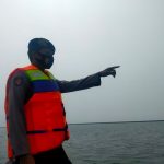 Satpolairud Polresta Tangerang Polda Banten Imbau Masyarakat dan Nelayan Tidak Memancing Di Areal Obvitnas PLTU III Banten